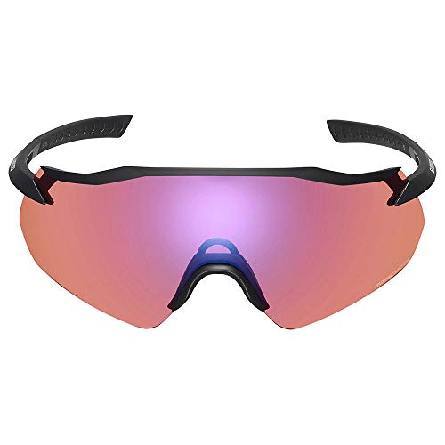 SHIMANO Gafas Off Road Y21, Adultos Unisex, Mat Black w/Ridescape (Multicolor), Talla Única