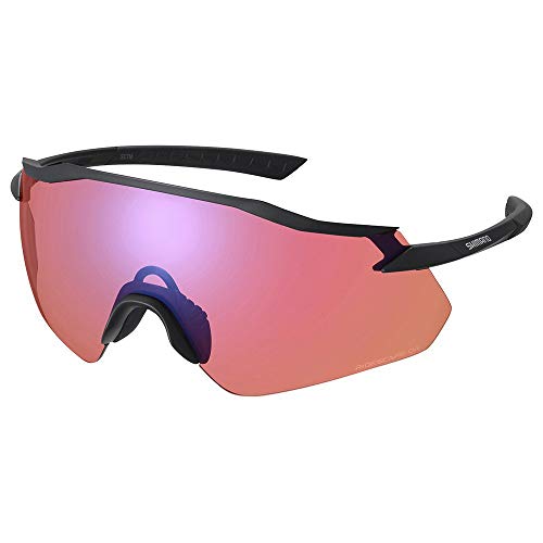 SHIMANO Gafas Off Road Y21, Adultos Unisex, Mat Black w/Ridescape (Multicolor), Talla Única