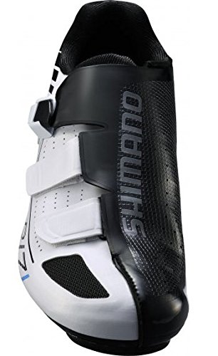 SHIMANO SPD SH Zapatos de Carreras de Adultos R 171 W, Color Blanco - Blanco, tamaño 41