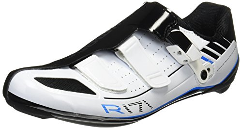 SHIMANO SPD SH Zapatos de Carreras de Adultos R 171 W, Color Blanco - Blanco, tamaño 41