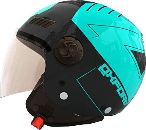 SHIRO - 001322-0099-M/449 : SHIRO - 001322-0099-M/449 : Casco Jet Abierto SH-62 Oxford EVO Color Turquesa Talla M