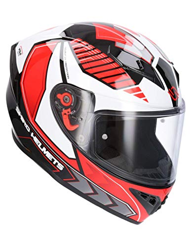 Shiro CASCO INTEGRAL MODELO SH 870 POLE HOMOLOGADO CASCO PARA ADULTO COLOR ROJO M