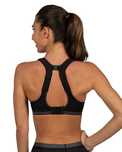 Shock Absorber Ultimate Run Sports Bra S5044 Black Silver 34D