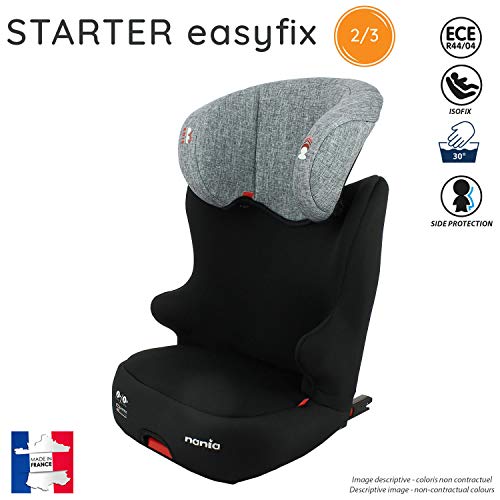 Silla de coche para Silla de coche elevador STARTER EASYFIX grupo 2/3 (15-36kg) con proteccion lateral - Disney Princess