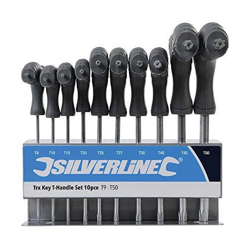 Silverline 328015 Destornilladores TRX con Mango en T