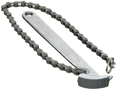 Silverline 675121 - Llave de cadena para filtros de aceite (150 mm)