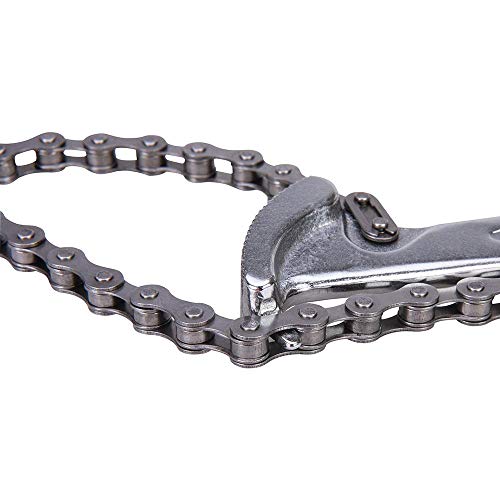 Silverline 675121 - Llave de cadena para filtros de aceite (150 mm)
