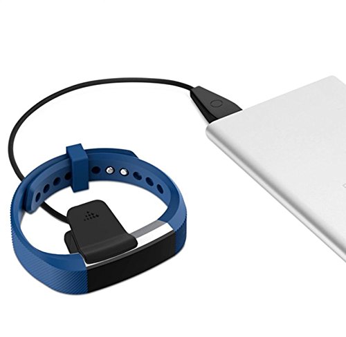 Simpeak Cargador Compatible con Fitbit Alta HR,(2 Paquetes), Repuesto Cargador Recambio USB Cable de Carga Compatible con Fitbit Alta HR