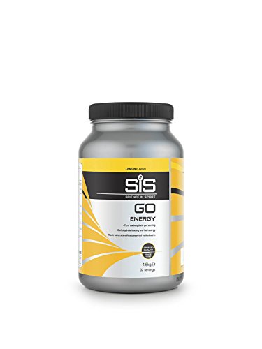 SiS GO ENERGY Bebida Energética en Polvo Para Deportistas 1.6 kg, 32 Porciones, Limón