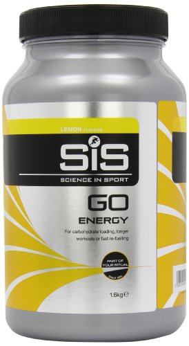 SiS GO ENERGY Bebida Energética en Polvo Para Deportistas 1.6 kg, 32 Porciones, Limón