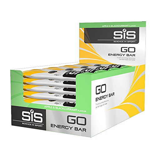 SIS Go Energy Mini 40g Bars. Apple & Blackcurrant Flavour (Box of 30) by S.I.S