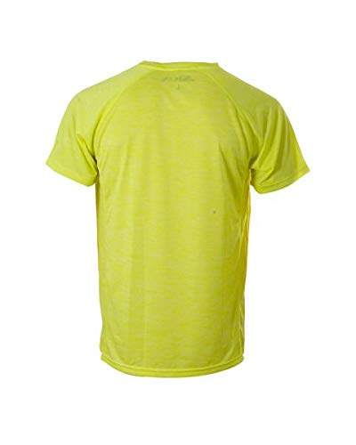 Siux Camiseta Special Amarillo Fluor Logo Negro