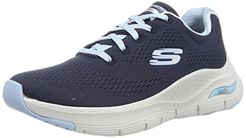 Skechers Arch FIT Big Appeal, Zapatillas Mujer, Navy, 38 EU