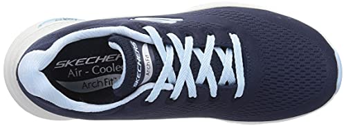 Skechers Arch FIT Big Appeal, Zapatillas Mujer, Navy, 38 EU