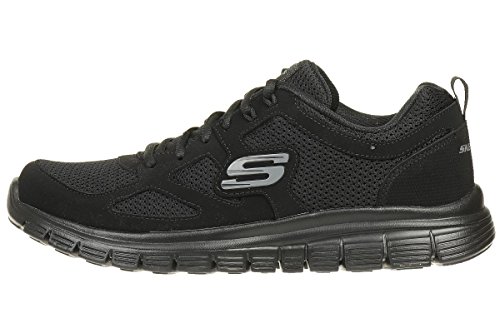 Skechers Burns 52635-bbk, Zapatillas Hombre, Negro (Black 52635/Bbk), 44 EU