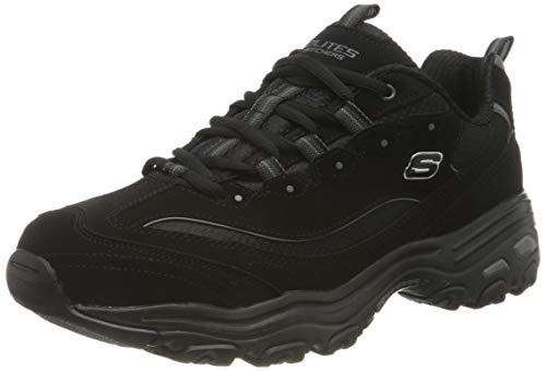 Skechers D'lites, Zapatillas Hombre, Negro (Black 52675-Bbk), 43 EU