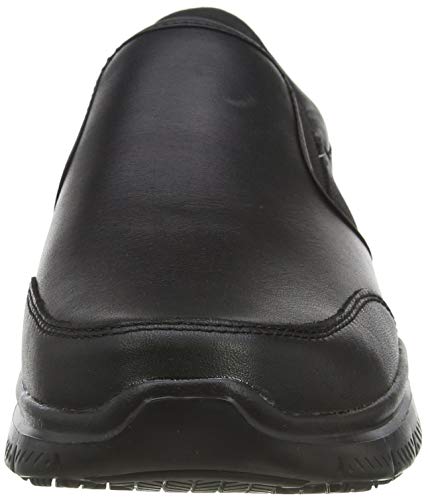 Skechers Flex Advantage Sr-Bronwood, Zapatillas sin Cordones Hombre, Negro Black Black, 42.5 EU