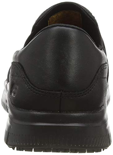 Skechers Flex Advantage Sr-Bronwood, Zapatillas sin Cordones Hombre, Negro Black Black, 42.5 EU