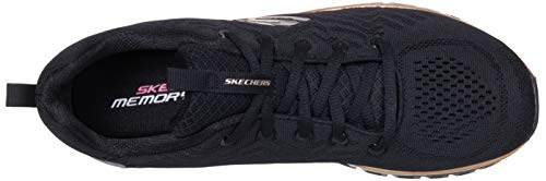 Skechers Graceful Get Connected, Zapatillas Mujer, Negro, 41 EU