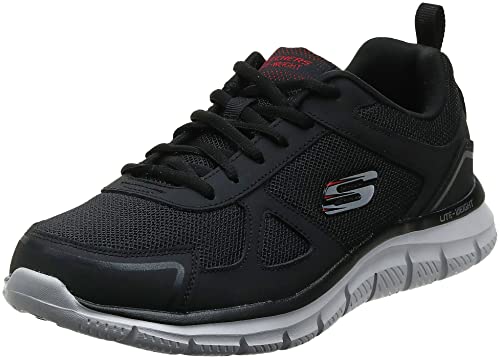 Skechers Track-Scloric 52631-Bkrd, Hombre Unisex Adulto, Negro, 42 EU