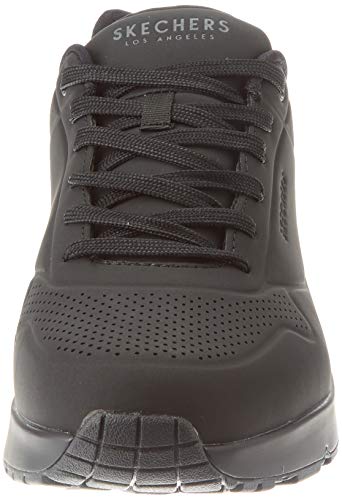 Skechers Uno- Stand On Air, Zapatillas Hombre, Negro (BBK Black Durabuck/Trim), 43 EU