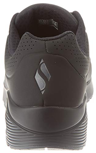 Skechers Uno- Stand On Air, Zapatillas Hombre, Negro (BBK Black Durabuck/Trim), 43 EU