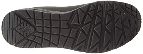 Skechers Uno- Stand On Air, Zapatillas Hombre, Negro (BBK Black Durabuck/Trim), 43 EU
