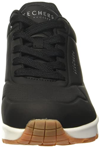 Skechers Uno- Stand On Air, Zapatillas Mujer, Negro (BLK Black Durabuck), 39 EU