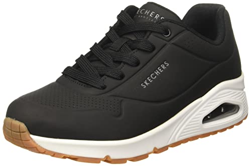 Skechers Uno- Stand On Air, Zapatillas Mujer, Negro (BLK Black Durabuck), 39 EU