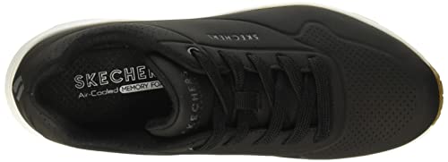 Skechers Uno- Stand On Air, Zapatillas Mujer, Negro (BLK Black Durabuck), 39 EU