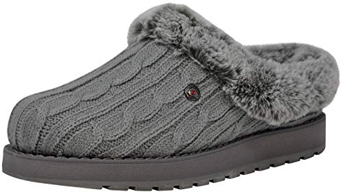 Skechers - Zapatillas de casa para mujer Bobs Keepsakes Ice Angel, gris (gris), 36 EU