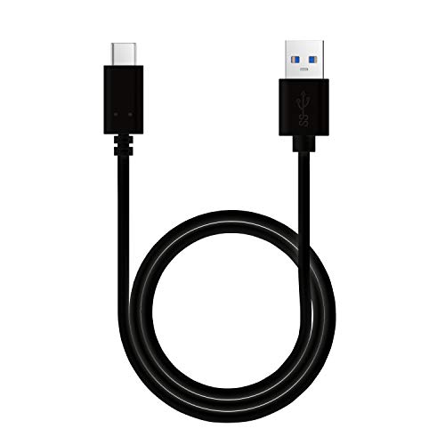 Slabo Cable de Carga USB Tipo C para Huawei P Smart 2021 | P Smart S 2020 | Enjoy Z 5G | Mate 10 Pro | Mate 9 | P8 Lite 2017 Cable de sincronización del conexión Datos - Negro