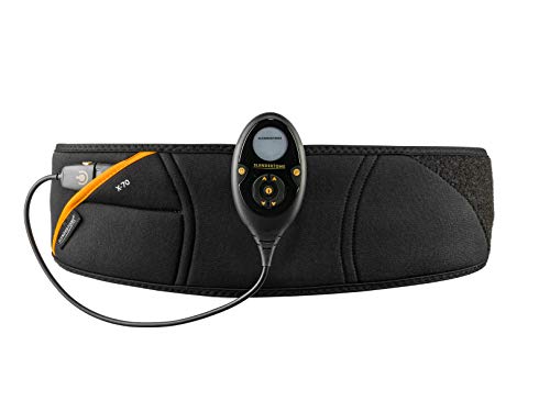 Slendertone Pack Cinturón Abs7 y Pantalones Cortos para Gluteos Electroestimulacion, Unisex-Adult, Negro, 69-119cm, 34-40