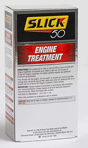 Slick 50 Engine Treatment - Tratamiento aditivo de Aceite, 500 ml