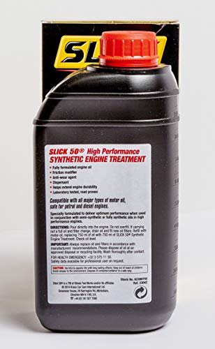 Slick Slick Slick Slick 50 Tratamiento Sintético para el Motor, 750 ml