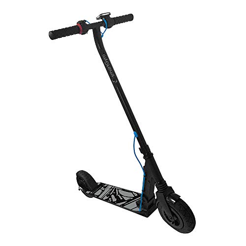 SmartGyro Xtreme XD Patín eléctrico para niños y jóvenes, ruedas 8", 3 velocidades, plegable, ligero, autonomía de 18 Km, batería de litio, freno eléctrico, Scooter, luces traseras, Negro