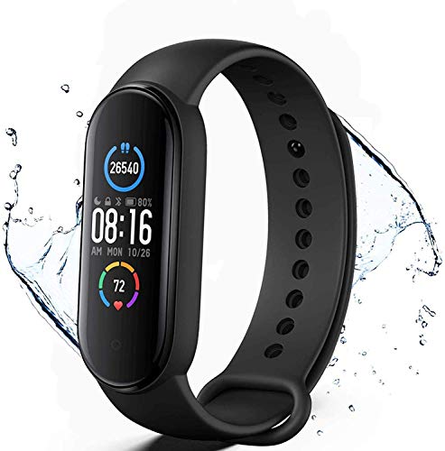 Smartwatch,Pulsera de Actividad física,Reloj Inteligente con Oxígeno Sanguíneo Presión Arterial Frecuencia Cardíaca,podómetro,Calorías,Pulsera Deportiva, Monitores de Actividad,Pulsera de Fitness