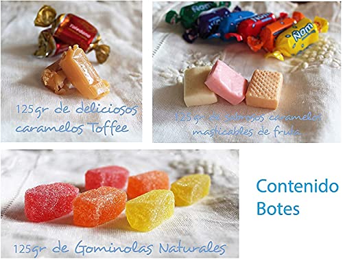 SMARTY BOX Regalo Caja original de Caramelos y Gominolas, con frases. para Amiga, Novía. Chuches, Chucherías sin Gluten Golosinas