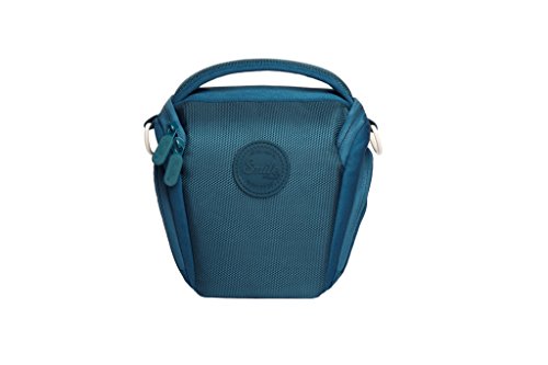 Smile - Bolsa Holster para cámaras fotográficas DSLR y Réflex, Azul