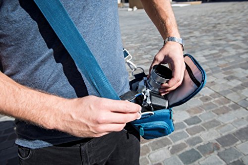 Smile - Bolsa Holster para cámaras fotográficas DSLR y Réflex, Azul