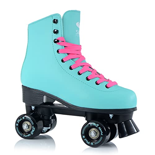 SMJ sport Patines en línea clásicos retro ABEC7 para mujer, patines en línea (39)