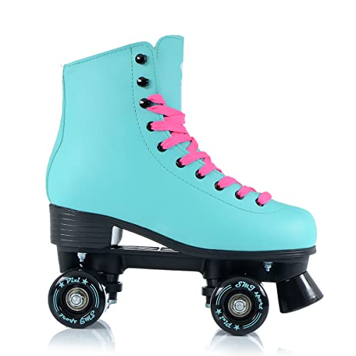 SMJ sport Patines en línea clásicos retro ABEC7 para mujer, patines en línea (39)