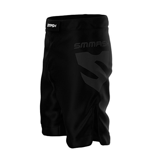 SMMASH Shadow 2.0 Deporte Profesionalmente Pantalones Cortos MMA para Hombre, Shorts MMA, BJJ, Grappling, Krav Maga, Material Transpirable y Antibacteriano, (XL)