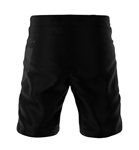 SMMASH Shadow 2.0 Deporte Profesionalmente Pantalones Cortos MMA para Hombre, Shorts MMA, BJJ, Grappling, Krav Maga, Material Transpirable y Antibacteriano, (XL)