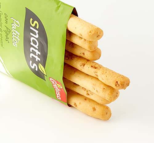 Snatt's Grefusa Palitos de Trigo con Pipas, 62g