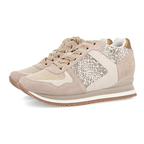 Sneakers Beige con cuña Interna para Mujer HOWRAH