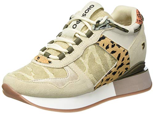 Sneakers DE CUÑA Interna con Tejido DE Camuflaje para Mujer Paterson