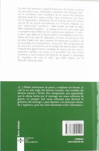 Sobre el poder civil Sobre los indios Sobre el derecho de la guerra (Clásicos - Clásicos del Pensamiento)