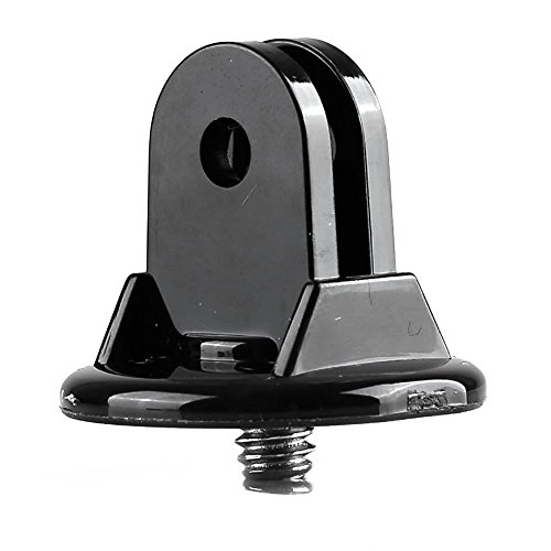 SODIAL(R) Mini Soporte Adaptador tripode del montaje de tornillo Rosca de 1/4 " Accesorios de Monopod para GoPro Hero 4 3 + 3 2 1 Camara