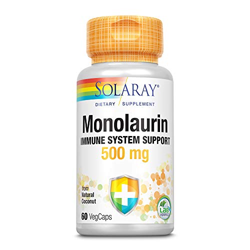 Solaray Solaray Monolaurin 500Mg | 60 Vegcaps 60 Unidades 200 g